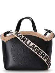 Circle tote bag One size black