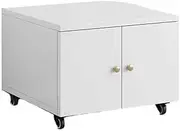 Printer Stand Floor Copier Cabinet Base Printer Place Desk Large Wooden Cabinet Office Short Cabinet with Wheels Printer Table