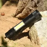 10000Lumen Mini Flashlight XPE Q5+COB LED Torch Lamp Penlight AA/14500 4 Mode AU