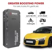 Wagan iOnBoost V10 Torque 14.8V Lithium Jump Starter up to 6.7L Dsl & 7.8L V10