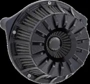 AN Inverted Air Cleaner Kit 15 Spoke Black Harley Heritage Springer 99-07