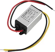 24V to 12V Step Down Converter Reducer Regulator, 2PCS DC 2A 24W Power Converter Reducer Regulator IP68 Waterproofing Voltage Regulator for Car Vehicle Boat Solar System