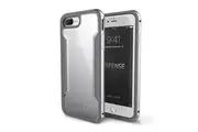 X-Doria Defense Shield Case Cover Drop Protection For Apple iPhone 7 8+ Silver