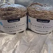 2 Skein Macrame Colors Tan Marl