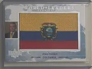 IVAN DUQUE 2020 DECISION WORLD LEADERS FLAG PATCH CARD PRESIDENT COLOMBIA
