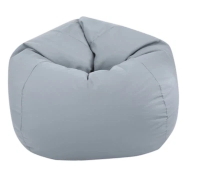 New Grey Bean Bag Cover Tear Drop Shape Beanbag 200L 49 x 49 x 120cm