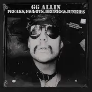 Aware One Records GG Allin – Freaks, Faggots, Drunks & Junkies Long Play Album