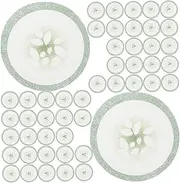 WRITWAA 200pcs Cucumber Print Non Woven Eye Masks for Women Gentle Eye Pads for Skincare High Absorption Fabric and Relaxation