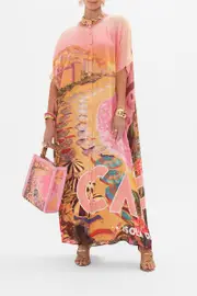 BUTTON THROUGH BATWING KAFTAN CAPRI ME
