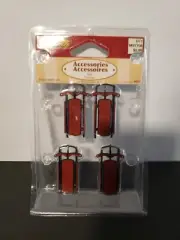 2003 LEMAX Christmas Village Accessories SLED Set of 4 NEW Toboggan 84907