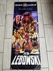 The Big Lebowski Dutch Pinball Banner Sign 63” X 24”