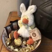 NWT RARE Boyds Bear DUCKLEBUNS mini Duck Bunny Spring Plush EASTER HARD TO FIND