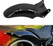 HDBUBALUS Motorcycle Rear Fender with LED Lights Turn Signal Brake Light Kit Fit for Harley Softail Fat Boy FXBRS 2018-2023