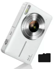 Camkory Digital Camera, Camera for Kids, FHD 1080P Point and Shoot Camera wit...