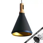 Snap Lighting Freya Black with Gold Downlight to Pendant Light Conversion Kit