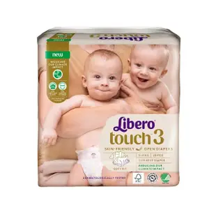 【麗貝樂】Touch黏貼型 3+4號 S+M 紙尿褲/尿布