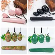 New Natural black obsidian yoni eggs jade crystal yoni egg for Kegel Exercise%