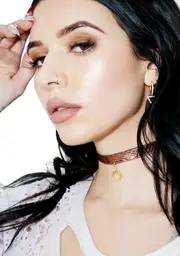 [Love And Madness] Crescent Moon Choker