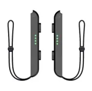 Set of 2 for Nintendo Switch Joy Con-Remote Replacement Black Wrist Straps