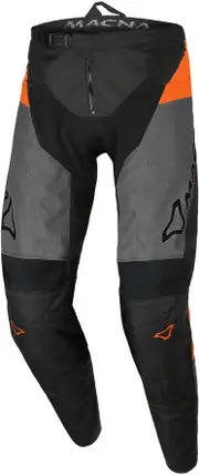 Macna Backyard 1, textile pants , color: Black/Grey/Orange , size: XL