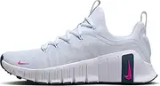 [Nike] Free Metcon 6 Women's Workout Shoes (FJ7126-004, Football Grey/Armory Navy/Hot Fuchsia)