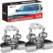Nilight LED Light Bar Mounting Bracket, 2PCS Universal Adjustable Pillar Hood Led Work Light Mount Bracket Clamp Holder for Off Road Jeep Truck SUV Installing Without Drilling