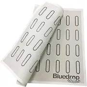 Bluedrop Non Stick Eclair Baking Mats Perforated Silicone Pizza Bread Sheets FDA Food Grade Oven Liner Reusable Steaming Mesh | STOCKS CLEARANCE