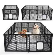 Pawz Pet Playpen Folding Dog Plastic Puppy Exercise Enclosure Fence Indoor Large