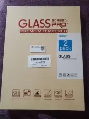 Glass Screen Pro Premium Tempered iPad 9 8 7 Protector 10.2" 2 Pack, QuikShip
