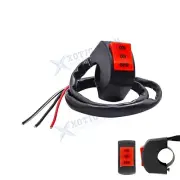 Waterproof Motorcycle ATV Handlebar On/On/Off Push Button Switch Mount Toggle