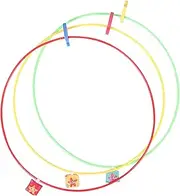 Swim Through Rings Water Sports Swim Thru Rings 3pcs Colorful Pool Rings for Kids,Underwater Training Pool Diving Rings, Swimming Pool Dive Ring Toy for Kids