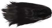minkissy Heat Resistant Lace Closure Wig for Women Black Long u Part Wig Middle Bangs Stylish for New Year Party
