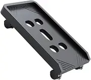 CAXUSD Mobile CPU Stand with Wheels Cart Holder for Easy Movement Computer Tower Storage Shelf for Home and Office Use