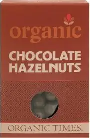 Organic Times Milk Chocolate Hazelnuts 150g