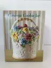 NEW Beautiful GKA Brand Floral Ceramic Cookie Jar In Box