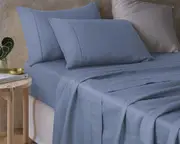 Sky Blue Hemp Sheet Set