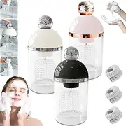 2024 New Electric Foam Maker for Face Wash, Rechargeable Soap Dispenser, Shampoo Bubbler Skincare Tools, Cleanser Foam Maker, Skincare Cleaner Tool for Home & Travel (3PCS)