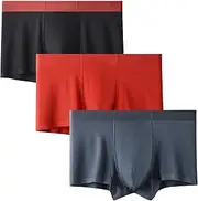 [Maiyifu-GJ] 3 Pack Mens Moisture-Wicking Boxer Briefs Soft Breathable Underwear Trunks Lightweight Comfortable Underpants, Color21, X-Large, Color21, X-Large