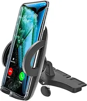 woleyi Phone Holder for Car CD Slot, Universal CD Slot Phone Mount for iPhone 11 Pro Max/11/XS Max/XS/XR/X/8 Plus/8/7 Plus/7/6S/SE, Samsung, Huawei, Nokia, LG, HTC and Other 3.5-6.8" Cell Phone