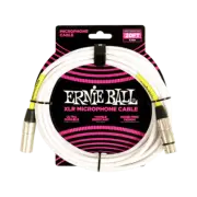 Ernie Ball Classic XLR Microphone Cable Male/Female 20ft White