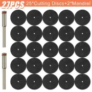 Cutting Disc And Mandrel Small Cutting Discs 2x Mandrel Brand New