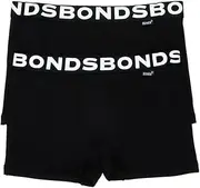 [Bonds] Girls Boys 2 Pairs School Sports Netball Bike Shorts Boyleg Underwear Black