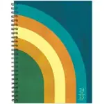 RETRO RAINBOW ACADEMIC JULY 2024 - JUNE 2026 6.5 X 8.5 SOFTCOVER PLANNER