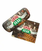 New Spoontiques Eyeglass Hard Case TV Series FRIENDS CENTRAL PERK brown gift