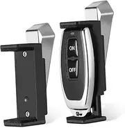 Kichvoe 2pcs Adjustable Sun Visor Clips for Garage Door Remote Fit Durable Lightweight Remote Holder Secure and Scratch Design Discreet Car Accessories