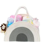 Baby Diaper Caddy Organizer, Baby Basket for Diapers and Baby Wipes, Newborn ...