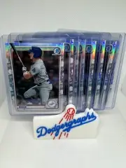 2020 Bowman Draft Michael Busch Refractor 9-card Lot Mint