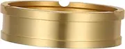 KOMBIUDA Brass Vintage Outdoor Ashtray Brushed Finish Smoking Container Elegant Decor for Home Office