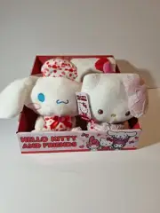 Hello Kitty and Friends Valentine's Day 8”Plush Display And 3 Plush
