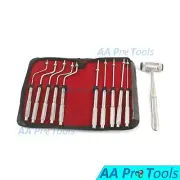 Dental Imp Instruments Sinus Osteotomes Color Coded - Free Mead Mallet